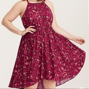 Torrid Butterfly Floral Dress Size 3X